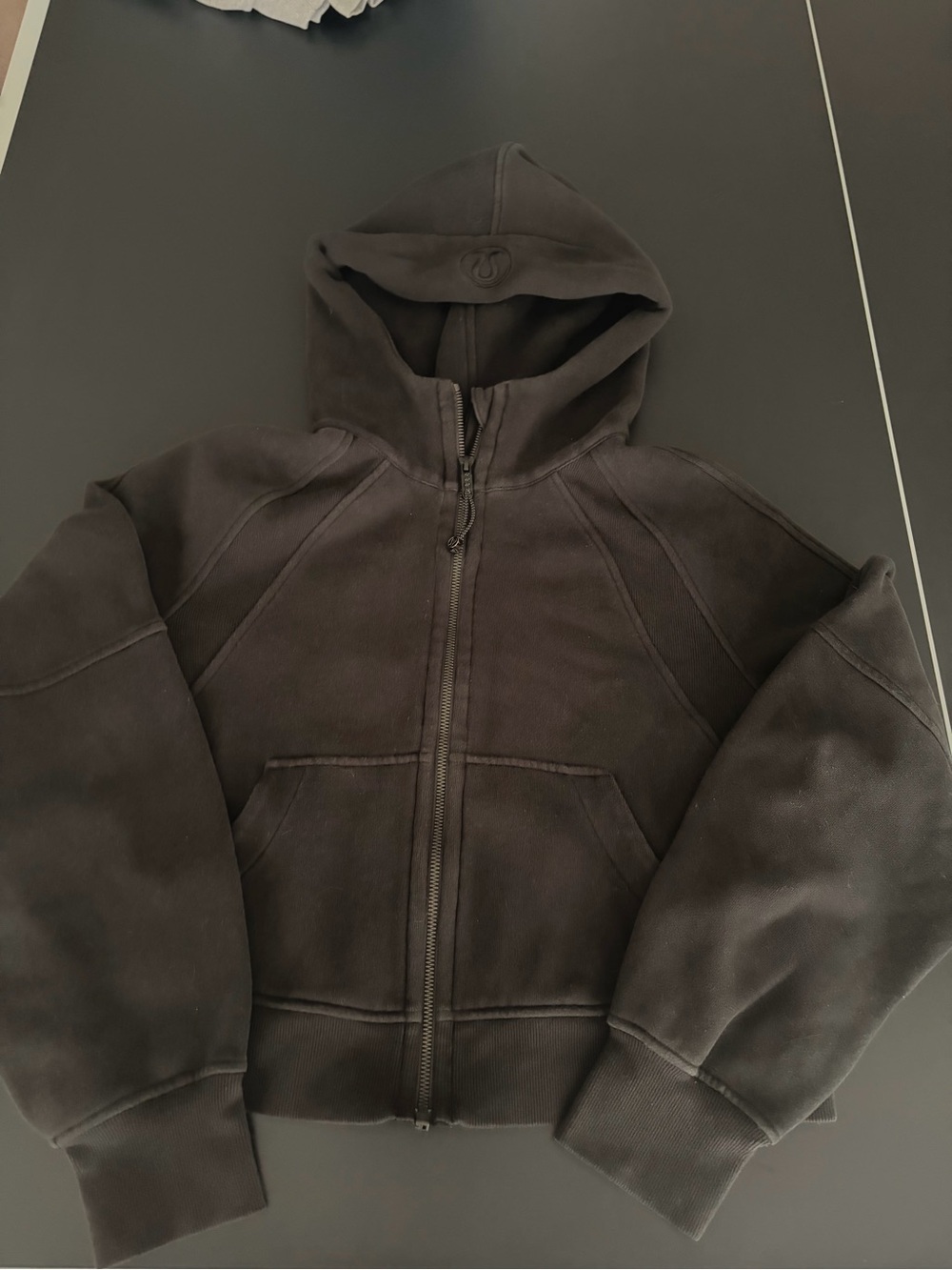 lululemon athletica Black Zip-Up Scuba